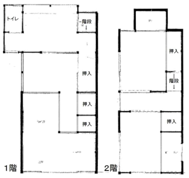 虎ノ門ハウスビル1F～2F 間取り図