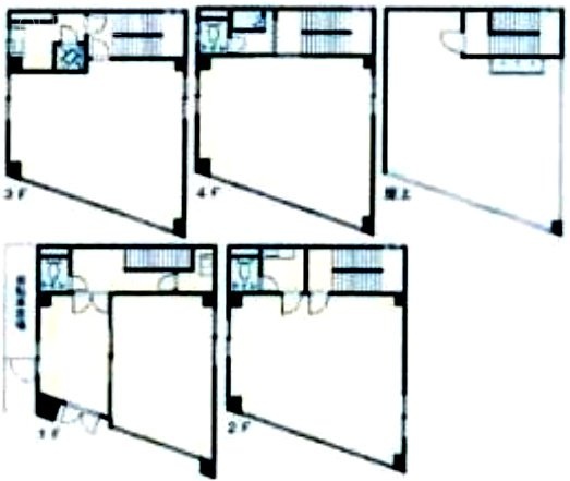 東神田SKビル1F~4F 間取り図