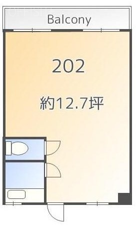 吉田ビル202 間取り図
