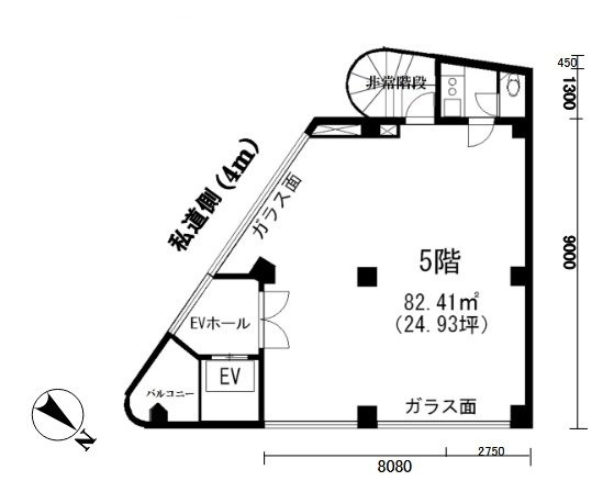 小川町KSビル5F 間取り図