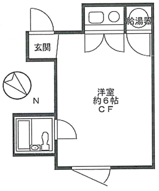 シャトレーイン横浜ビル908 間取り図