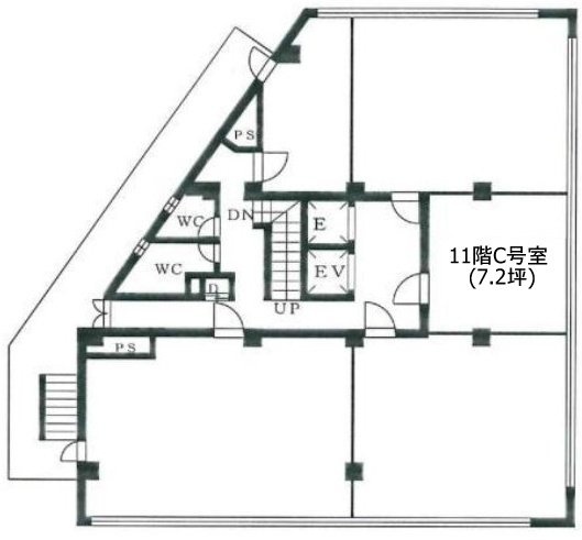 山の手ビルC 間取り図