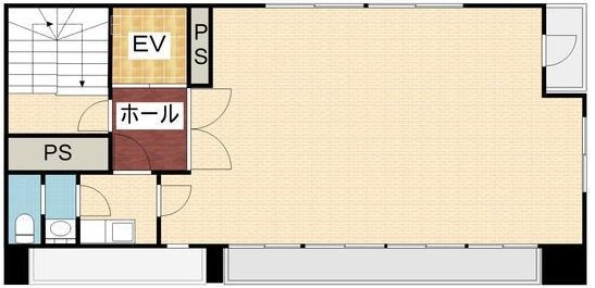 第二大盛丸平河町ビル6F 間取り図