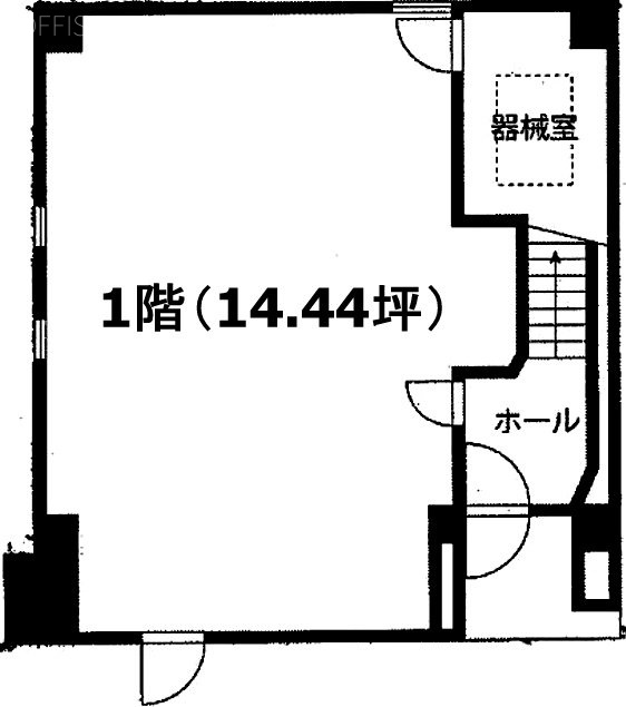 門前仲町ロイヤル1F 間取り図