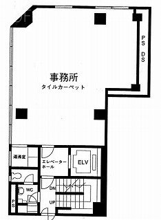 ヴィラアート日本橋ビル3F 間取り図