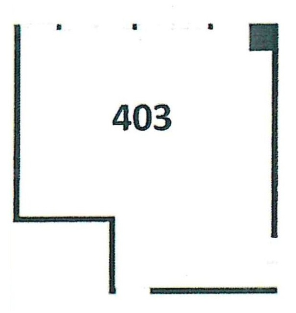 秋葉原再開発ビル403 間取り図