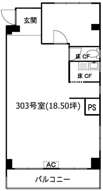 桜山ビル303 間取り図