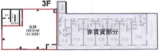 ルリアン吉祥寺3F 間取り図