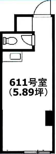 ワコーレ新宿第一ビル611 間取り図