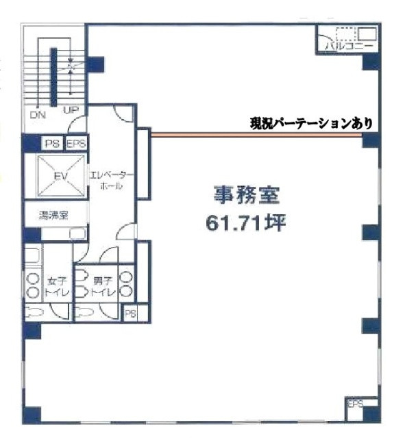 圭盟ビル4F 間取り図