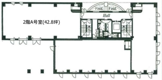 ルート上高井戸ビルA 間取り図