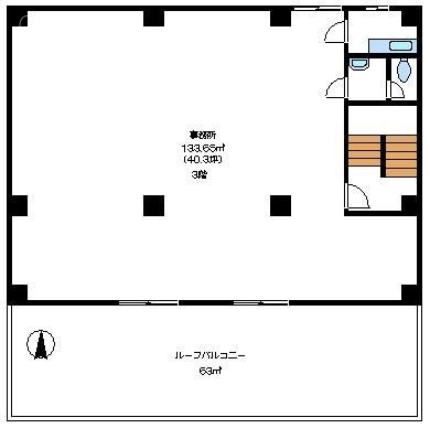 天池ビル3F 間取り図