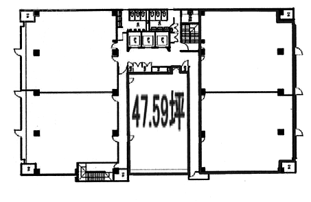 横浜金港町ビル4F 間取り図