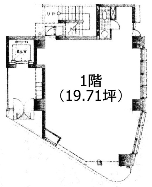 池尻大橋ビル1F 間取り図