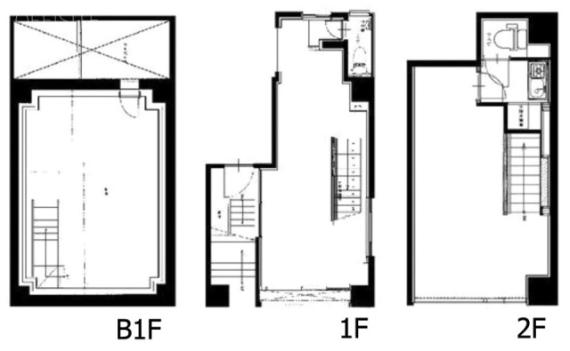 佐藤ビルB1F～2F 間取り図