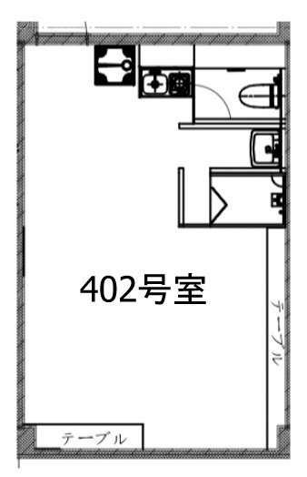 成田ビル402 間取り図