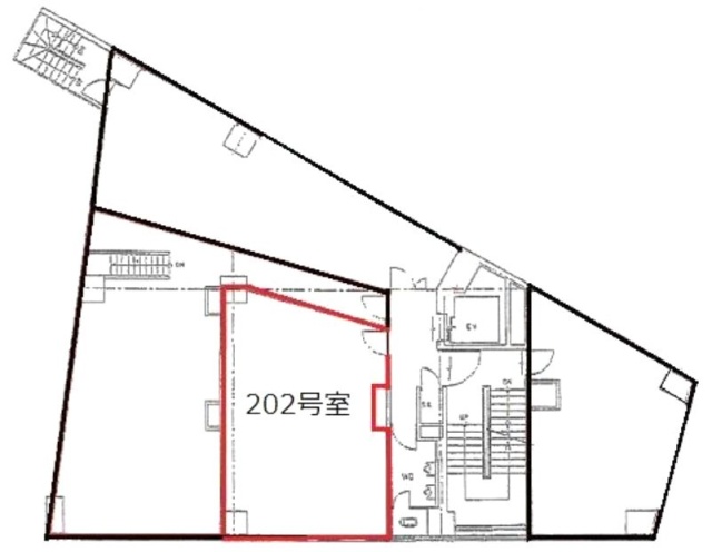 代々木駅前ビル202 間取り図