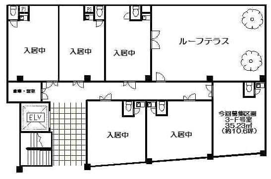 ルビーノ・ロトンダF 間取り図