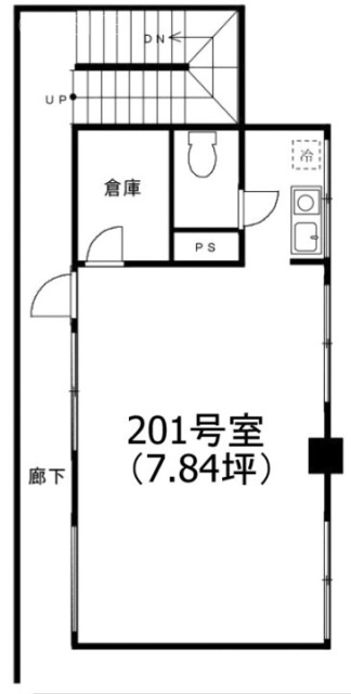 加藤ビル201 間取り図