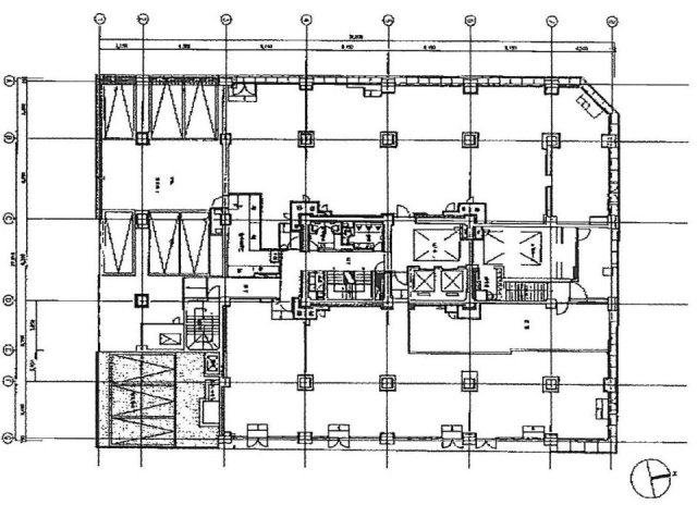 虎ノ門5森ビル1F 間取り図