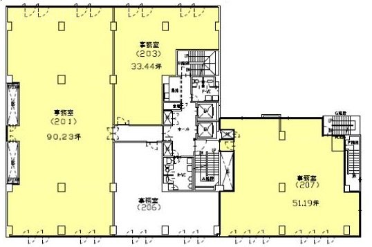 共同ビル銀座7丁目203 間取り図