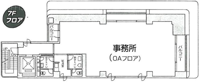 駿河台ビル7F 間取り図