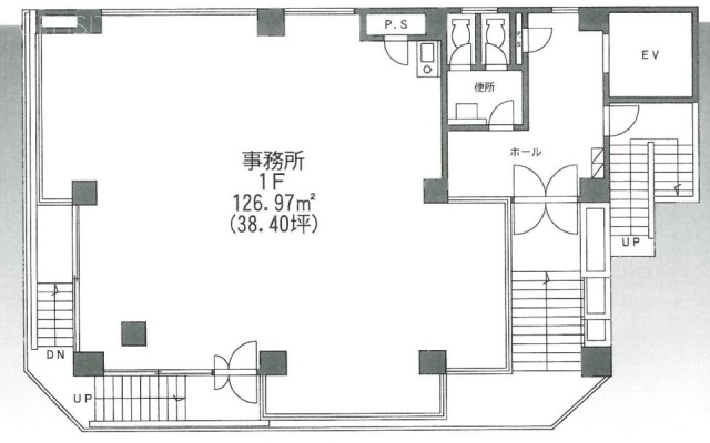 築地田村ビル1F 間取り図