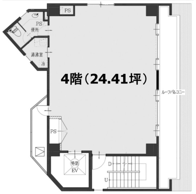 DSK神田ビル4F 間取り図