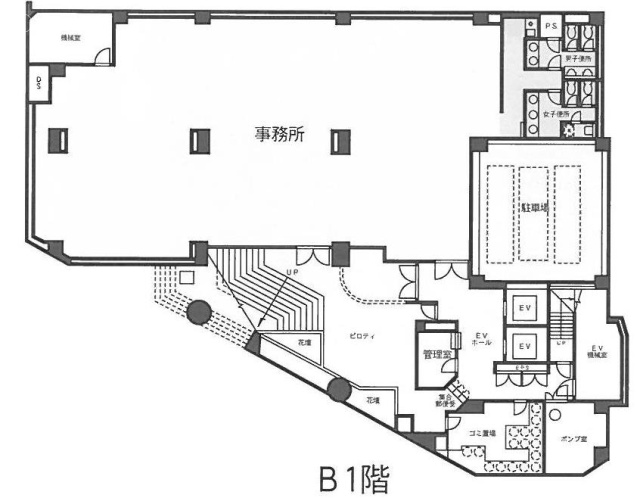 EDGE南青山B1F 間取り図