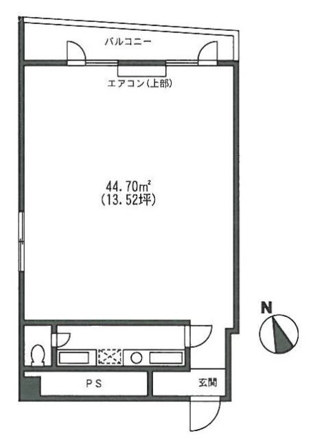 サニープラザ新宿御苑1102 間取り図