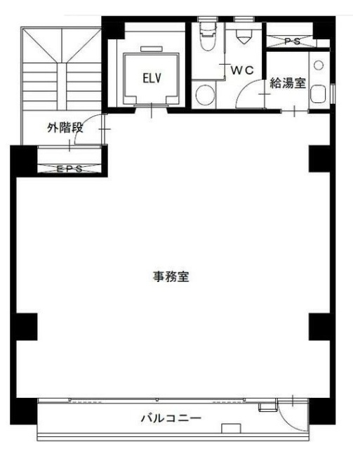 翔和浅草橋ビル6F 間取り図