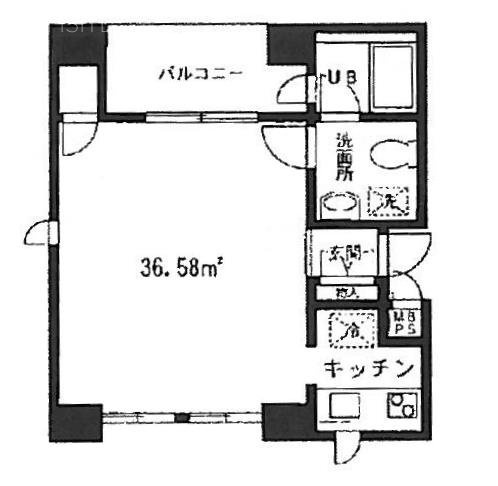 赤坂ONビルディング301 間取り図