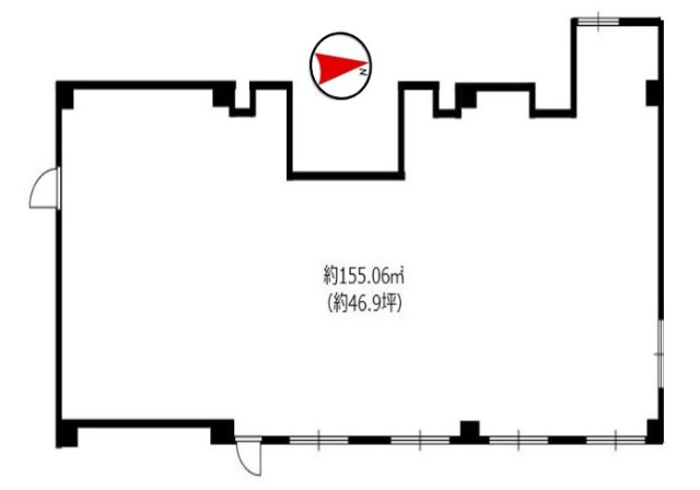 ファン神楽坂1F 間取り図