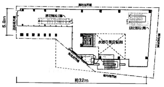 原宿神宮の森ビル2F 間取り図
