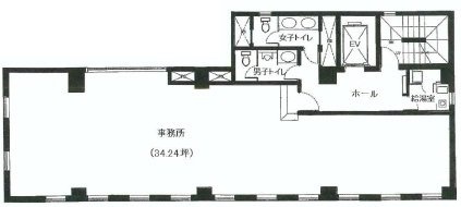 中野オイスタービル5F 間取り図