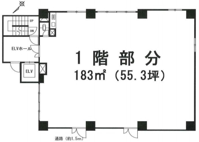 真善美(まさみ)ビル1F 間取り図