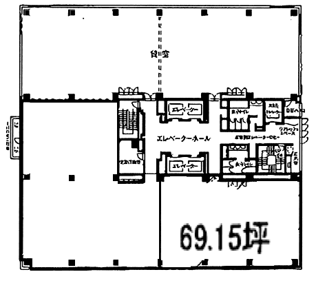 パシフィックマークス横浜イーストD 間取り図