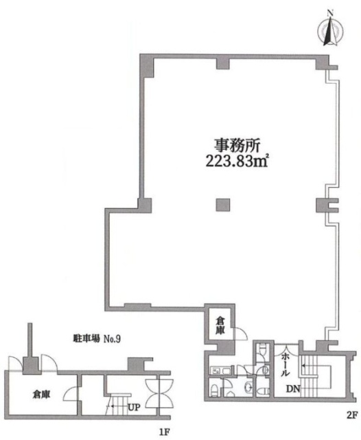 新宿内藤町ハウス201 間取り図