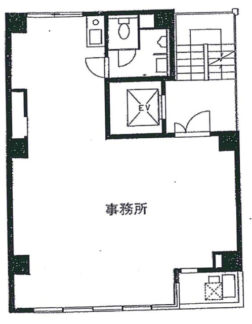 渋谷藤本ビル1F 間取り図