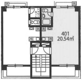 ヴェンアモール401 間取り図