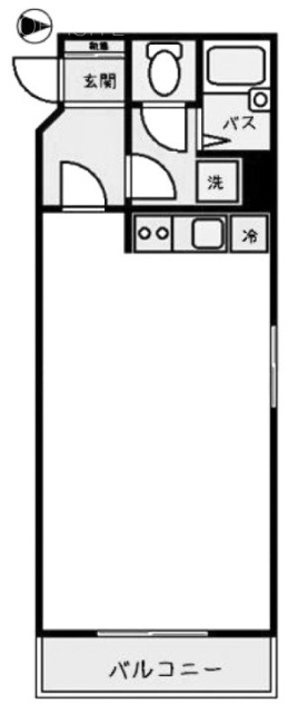 アゼリア青新ビル607 間取り図