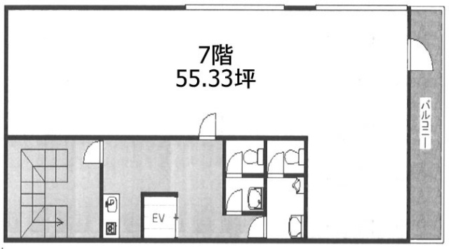 築地ビル7F 間取り図