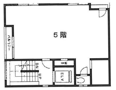 秋葉原五番館ビル5F 間取り図