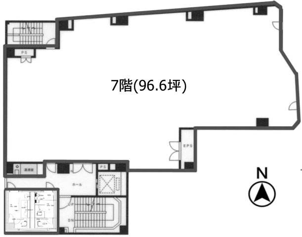 NCO神田淡路町ビル7F 間取り図