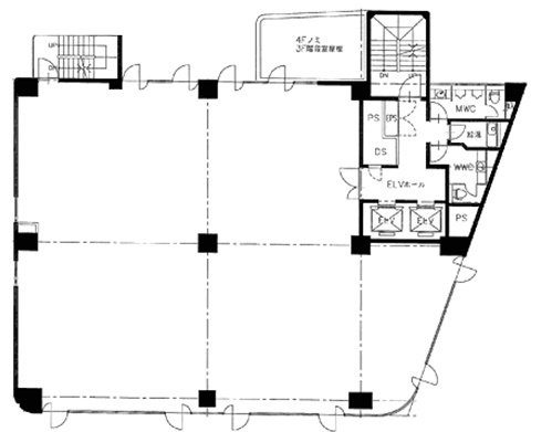 JMFビル赤坂017F 間取り図