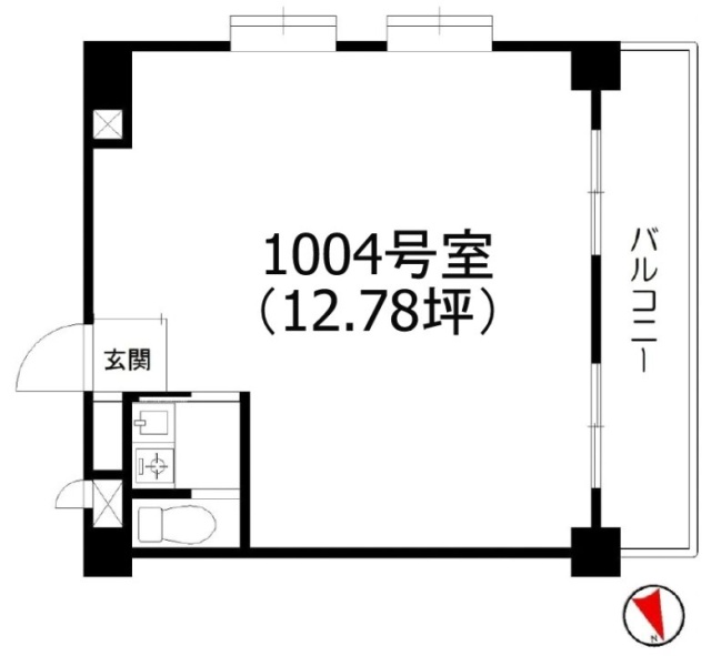 ライオンズマンション中野坂上第21004 間取り図