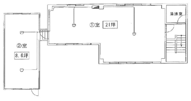 白川ショールームビル4F 間取り図