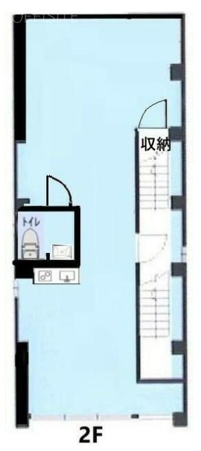 新宿御苑前ビル2F 間取り図