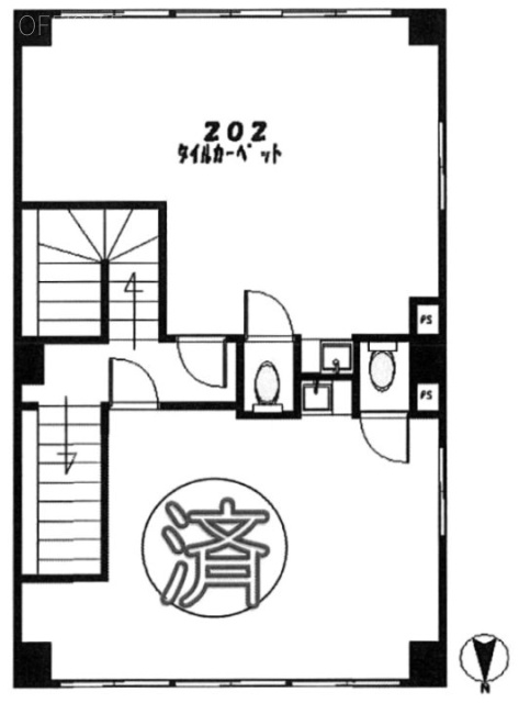 旭新宿ビル202 間取り図