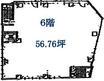 THE KINDAI 10 IKEBUKURO6F 間取り図